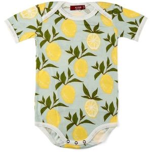 Milkbarn NWT onesie 6-12 mo lemons